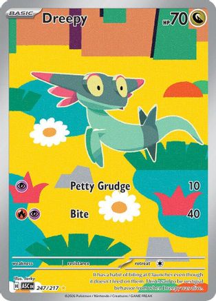POKEMON TCG - Dreepy 247/217 ME Ascended Heroes - Illustration Rare