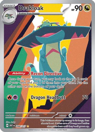 POKEMON TCG - Drakloak 248/217 ME Ascended Heroes - Illustration Rare