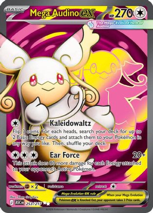 POKEMON TCG - Mega Audino ex 253/217 ME Ascended Heroes - Ultra Rare