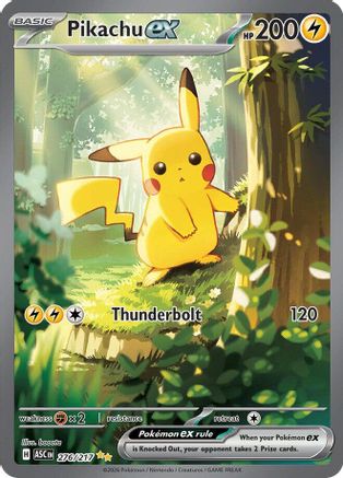POKEMON TCG - Pikachu ex 276/217 ME Ascended Heroes - Special Illustration Rare