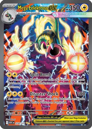 POKEMON TCG - Mega Eelektross ex 278/217 ME Ascended Heroes - Special Illustration Rare