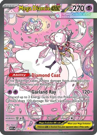 POKEMON TCG - Mega Diancie ex 282/217 ME Ascended Heroes - Special Illustration Rare