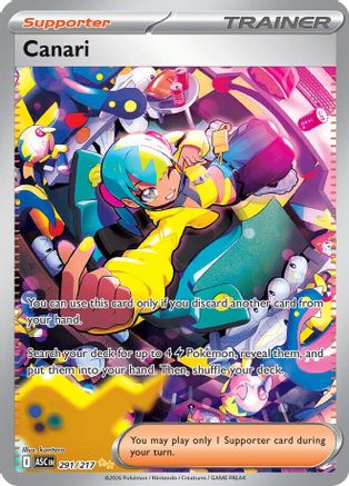 POKEMON TCG - Canari 291/217 ME Ascended Heroes - Special Illustration Rare