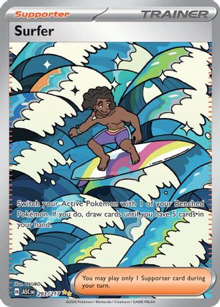 POKEMON TCG - Surfer 293/217 ME Ascended Heroes - Special Illustration Rare