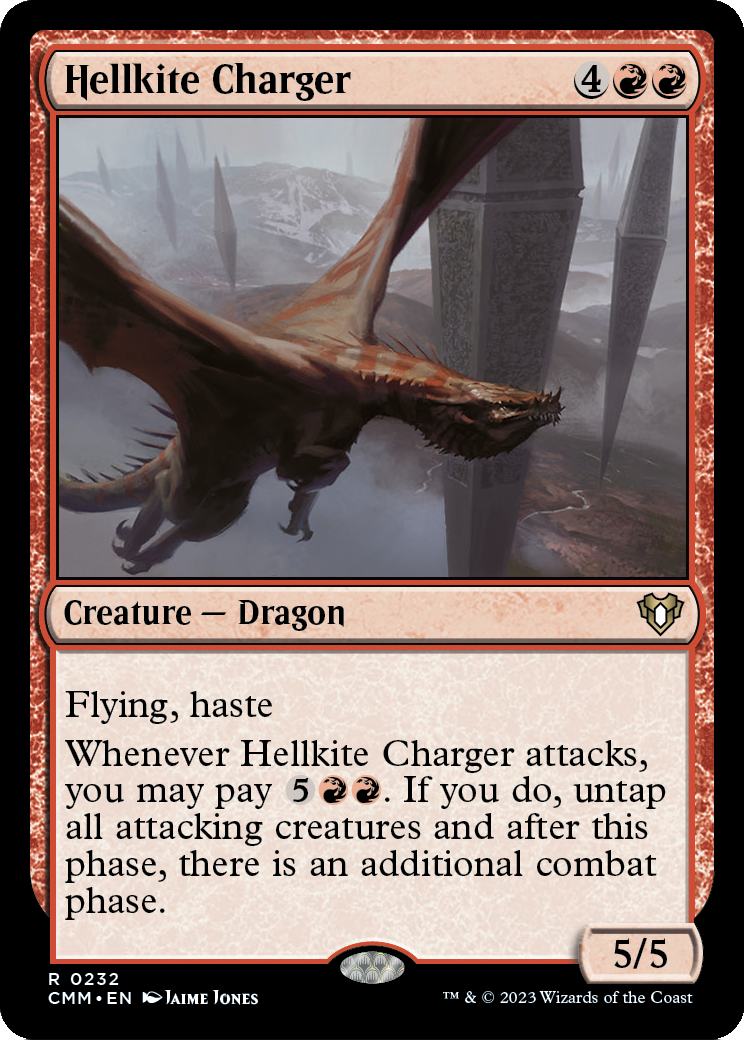 MAGIC: THE GATHERING - Hellkite Charger (CMM-232) - Commander Masters