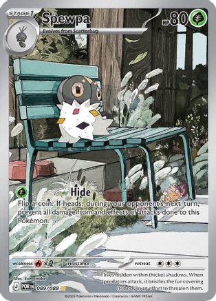 POKEMON TCG - Spewpa 089/088 ME03 Perfect Order - Illustration Rare