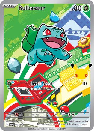POKEMON TCG - Bulbasaur 037 ME Mega Evolution Promo - Promo
