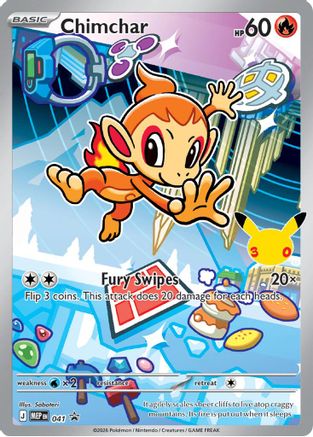 POKEMON TCG - Chimchar 041 ME Mega Evolution Promo - Promo