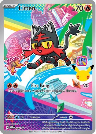 POKEMON TCG - Litten 044 ME Mega Evolution Promo - Promo