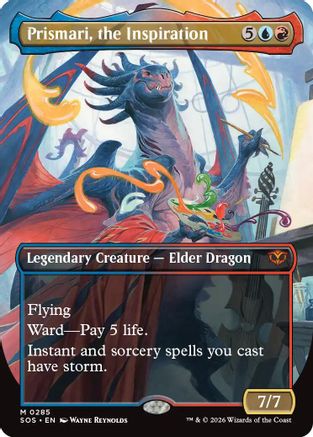 MAGIC: THE GATHERING - Prismari, the Inspiration (Borderless) (SOS-285) - Secrets of Strixhaven