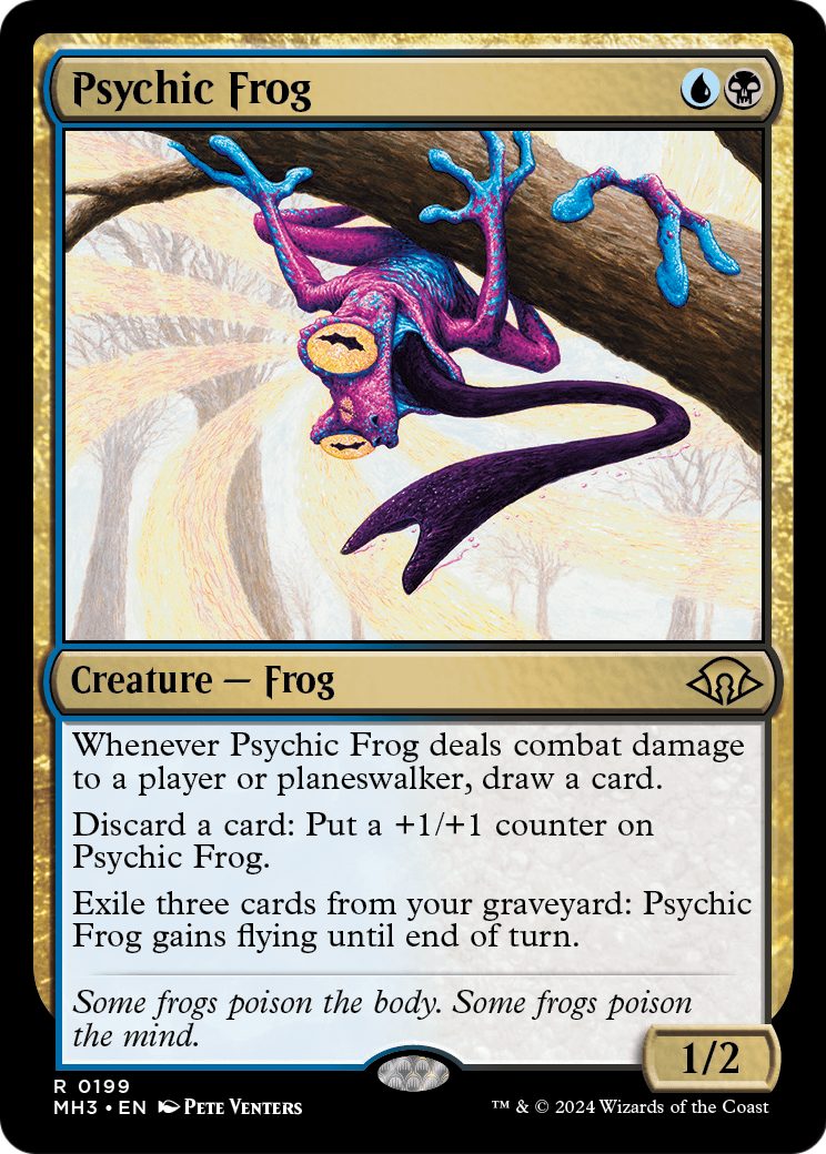 MAGIC: THE GATHERING - Psychic Frog (MH3-199) - Modern Horizons 3