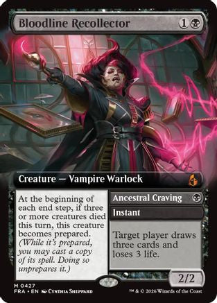 MAGIC: THE GATHERING - Bloodline Recollector (Extended Art) (FRA-427) - Reality Fracture Foil