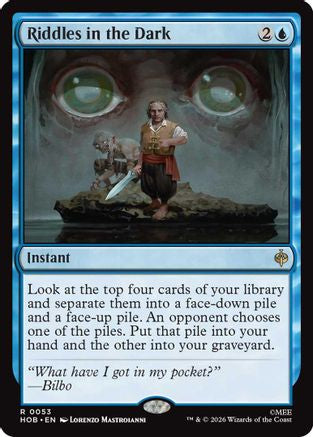 MAGIC: THE GATHERING - Riddles in the Dark (HOB-053) - The Hobbit