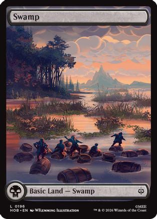 MAGIC: THE GATHERING - Swamp (0196) (HOB-196) - The Hobbit