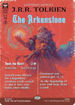 MAGIC: THE GATHERING - The Arkenstone (Borderless) (HOB-247) - The Hobbit