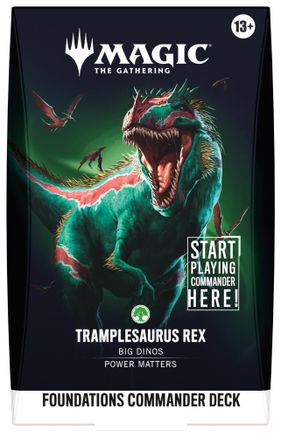 MAGIC: THE GATHERING - Foundations Commander Deck - Tramplesaurus Rex