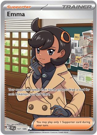 POKEMON TCG - Emma 107/086 ME04 Chaos Rising - Ultra Rare