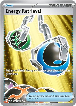 POKEMON TCG - Energy Retrieval 108 ME04 Chaos Rising - Ultra Rare