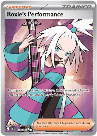 POKEMON TCG - Roxie's Performance 112/086 ME04 Chaos Rising - Ultra Rare