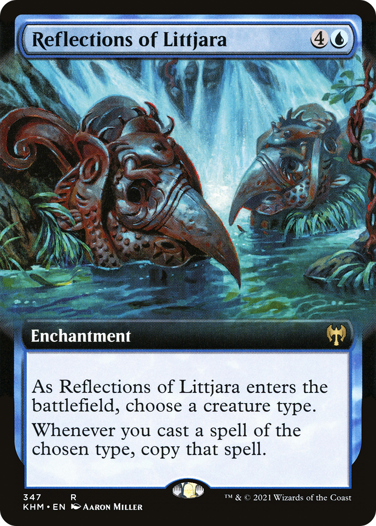 MAGIC: THE GATHERING - Reflections of Littjara (Extended Art) (KHM-347) - Kaldheim: (Extended Art) Foil