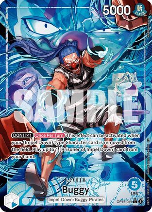 ONE PIECE TCG - Buggy (041) (Alternate Art) OP16-041 The Time of Battle - Leader