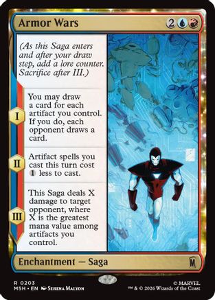MAGIC: THE GATHERING - Armor Wars (MSH-203) - Marvel Super Heroes Foil