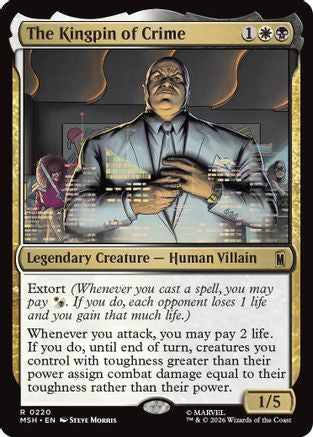 MAGIC: THE GATHERING - The Kingpin of Crime (MSH-220) - Marvel Super Heroes