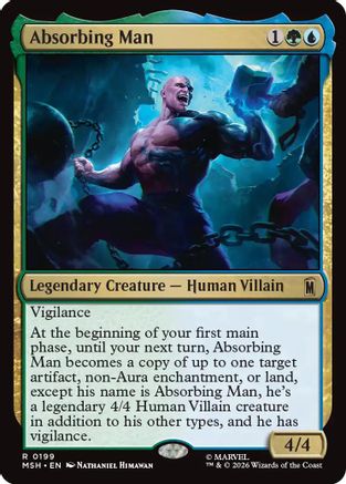 MAGIC: THE GATHERING - Absorbing Man (MSH-199) - Marvel Super Heroes