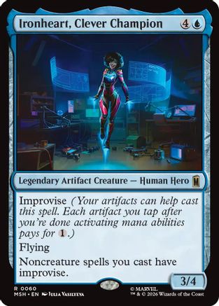 MAGIC: THE GATHERING - Ironheart, Clever Champion (MSH-060) - Marvel Super Heroes