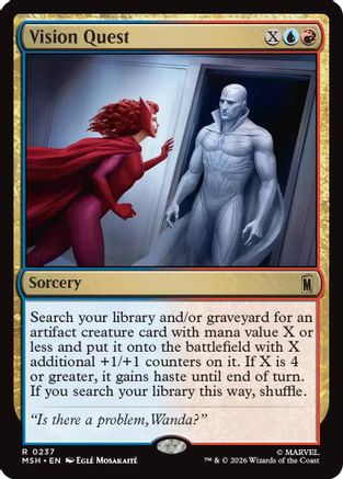 MAGIC: THE GATHERING - Vision Quest (MSH-237) - Marvel Super Heroes Foil