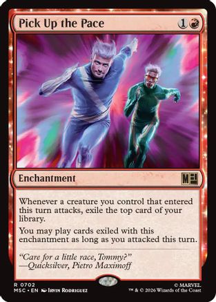 MAGIC: THE GATHERING - Pick Up the Pace (MSC-702) - Commander: Marvel Super Heroes Foil