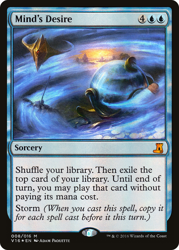 MAGIC: THE GATHERING - Mind's Desire (V16-008) - From the Vault: Lore Foil