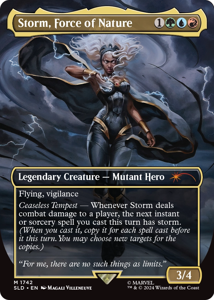 MAGIC: THE GATHERING - Storm, Force of Nature (SLD-1742) - Secret Lair Drop (Borderless)