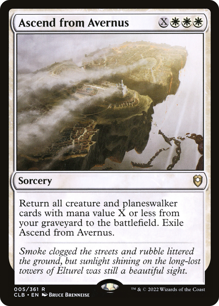 MAGIC: THE GATHERING - Ascend from Avernus (CLB-005) - Commander Legends: Battle for Baldur's Gate Foil
