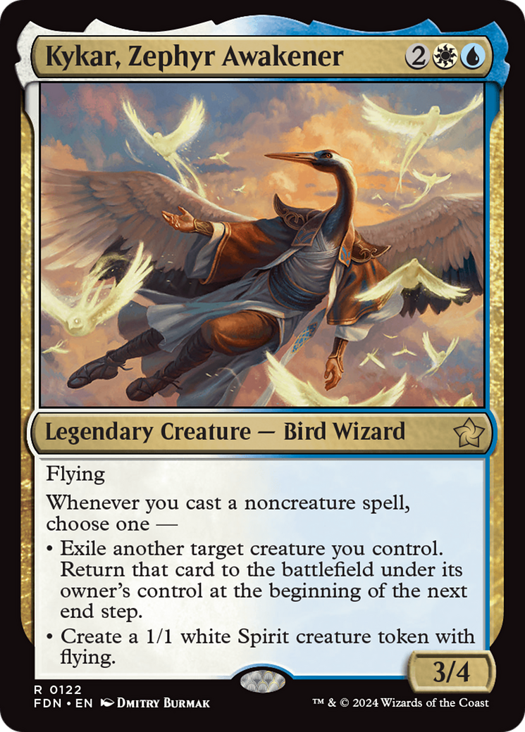 MAGIC: THE GATHERING - Kykar, Zephyr Awakener (FDN-122) - Foundations Foil