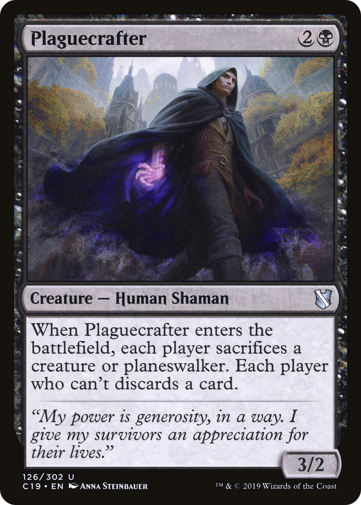 MAGIC: THE GATHERING - Plaguecrafter (C19-126) - Commander 2019