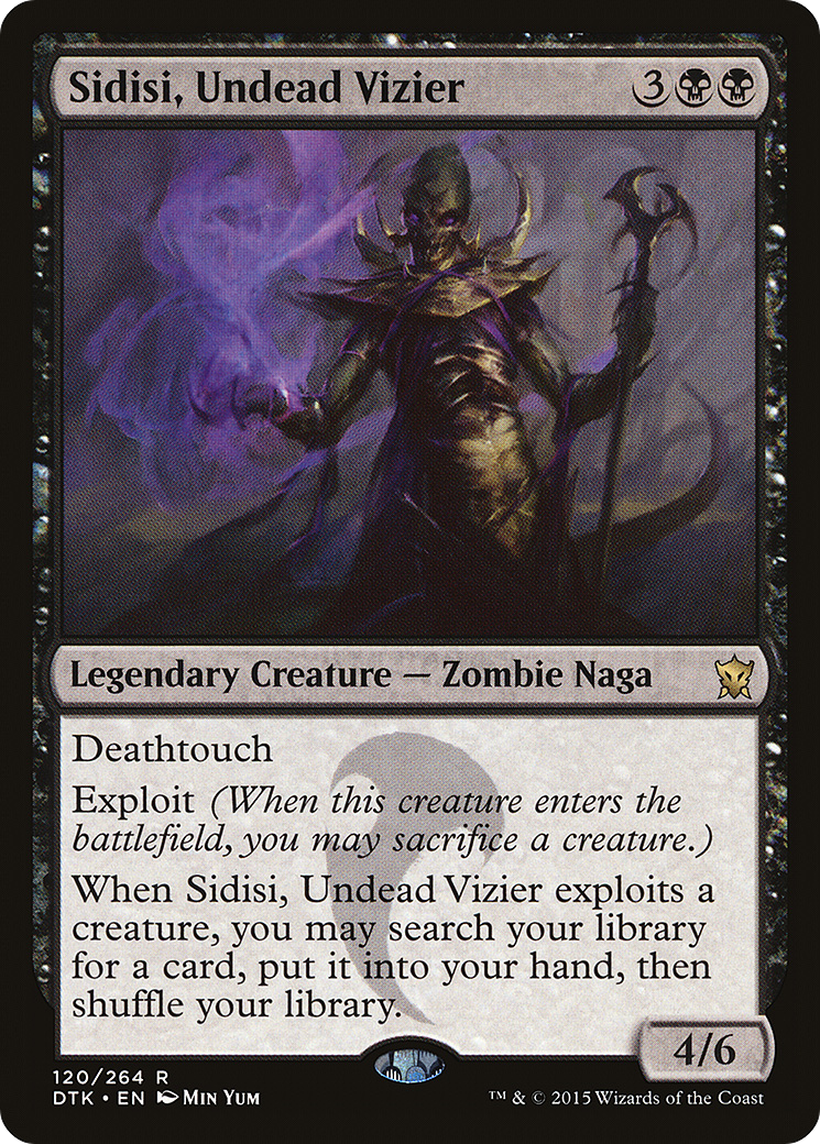 MAGIC: THE GATHERING - Sidisi, Undead Vizier (DTK-120) - Dragons of Tarkir
