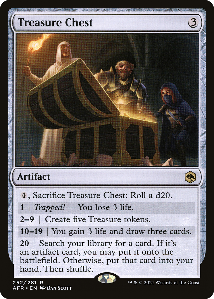 MAGIC: THE GATHERING - Treasure Chest (AFR-252) - Adventures in the Forgotten Realms