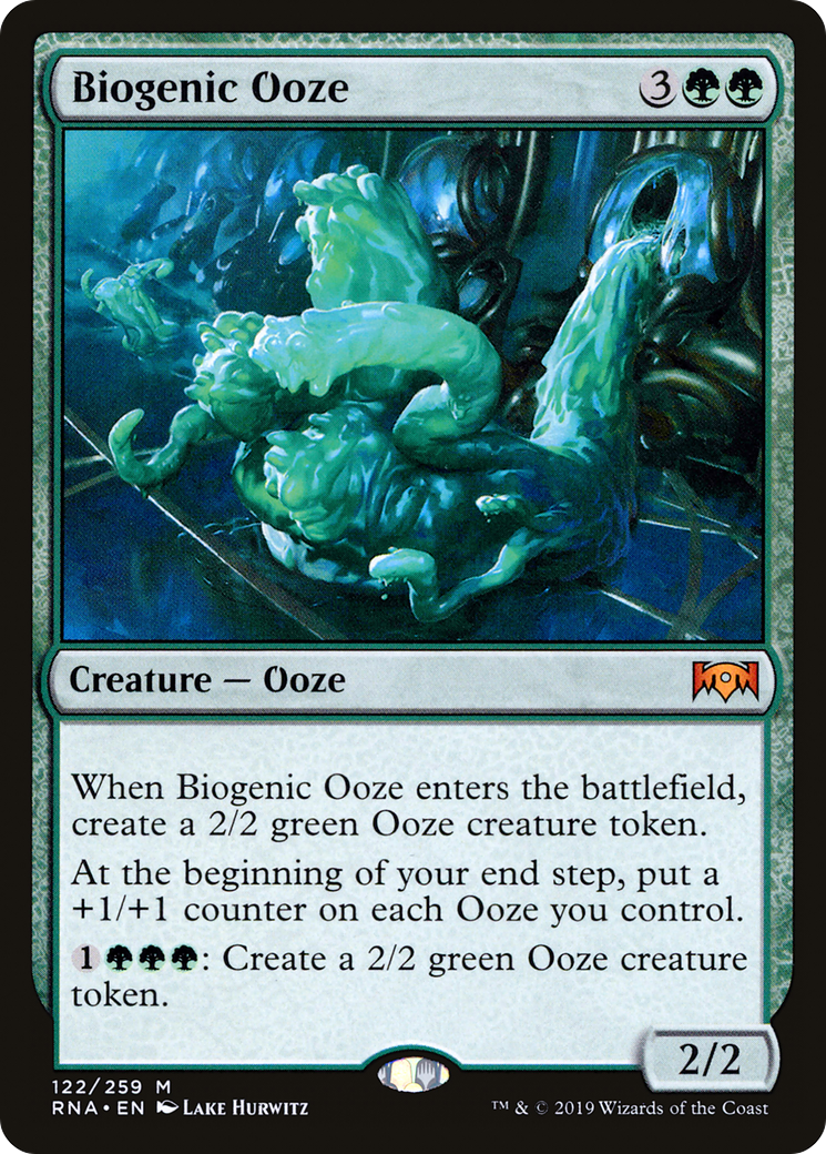 MAGIC: THE GATHERING - Biogenic Ooze (RNA-122) - Ravnica Allegiance