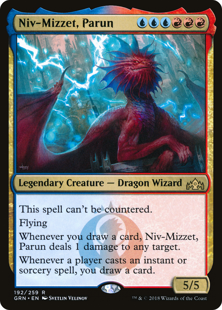 MAGIC: THE GATHERING - Niv-Mizzet, Parun (GRN-192) - Guilds of Ravnica Foil