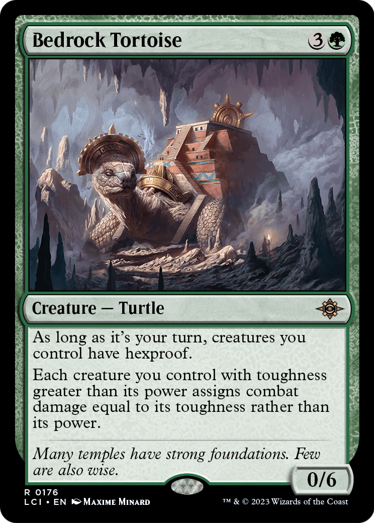 MAGIC: THE GATHERING - Bedrock Tortoise (LCI-176) - The Lost Caverns of Ixalan