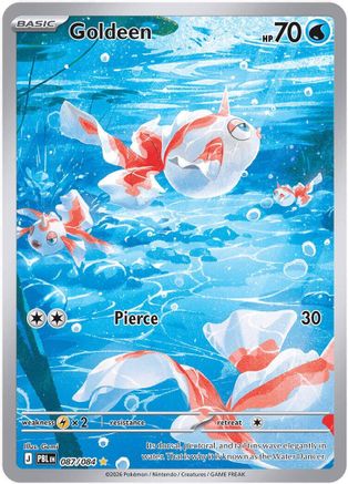 POKEMON TCG - Goldeen 087/084 ME05 Pitch Black - Illustration Rare