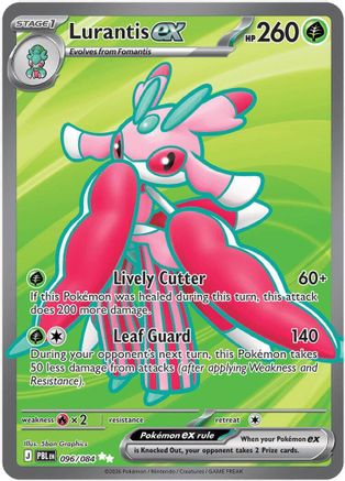 POKEMON TCG - Lurantis ex 096/084 ME05 Pitch Black - Ultra Rare