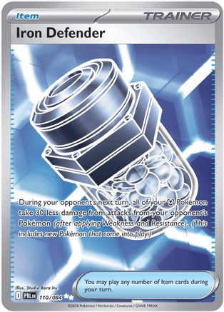 POKEMON TCG - Iron Defender 110 ME05 Pitch Black - Ultra Rare