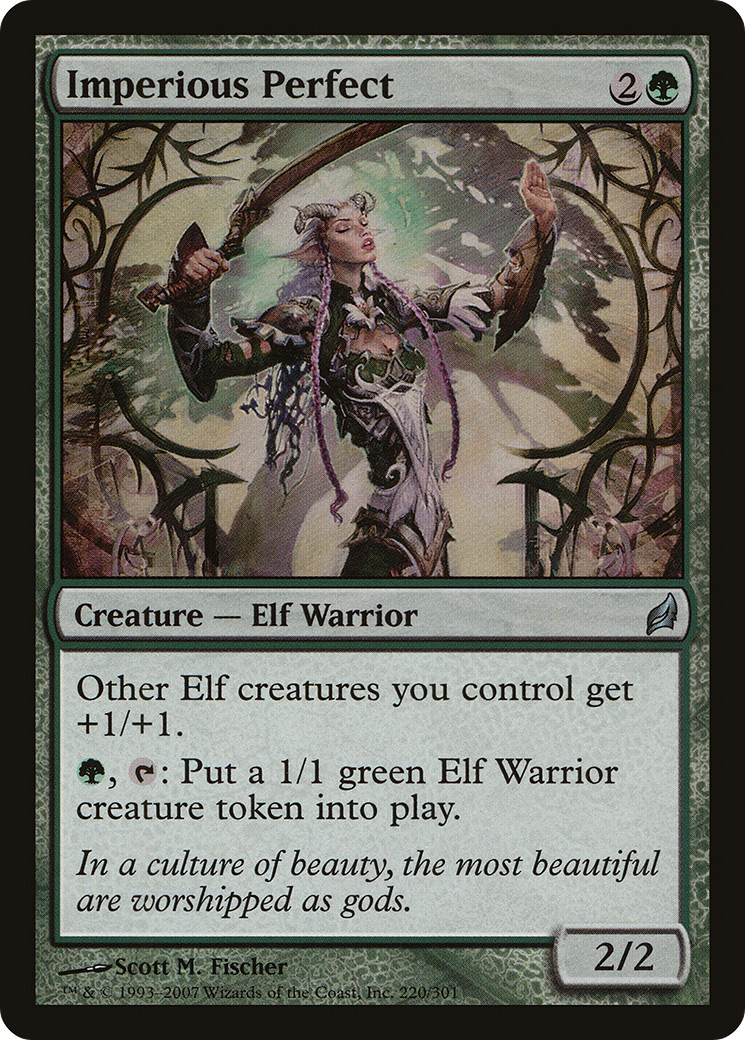 MAGIC: THE GATHERING - Imperious Perfect (LRW-220) - Lorwyn Foil