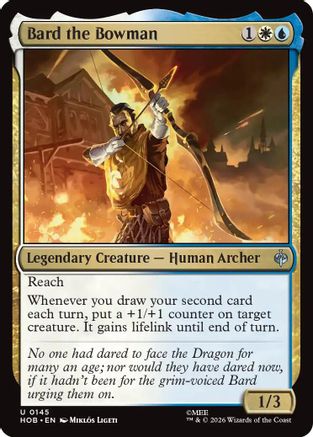 MAGIC: THE GATHERING - Bard the Bowman (HOB-145) - The Hobbit Foil