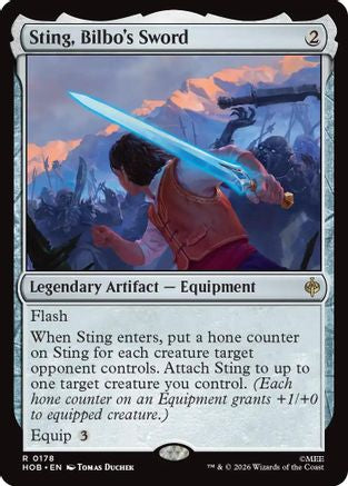 MAGIC: THE GATHERING - Sting, Bilbo's Sword (HOB-178) - The Hobbit