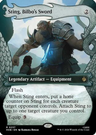 MAGIC: THE GATHERING - Sting, Bilbo's Sword (Showcase) (HOB-237) - The Hobbit