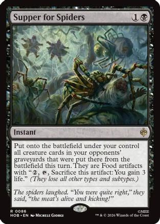 MAGIC: THE GATHERING - Supper for Spiders (HOB-086) - The Hobbit