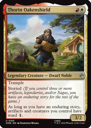 MAGIC: THE GATHERING - Thorin Oakenshield (HOB-165) - The Hobbit Foil